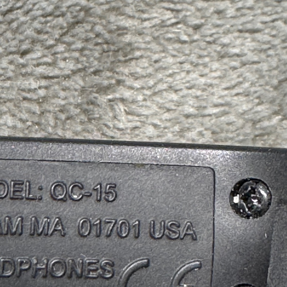 Bose‎ QuietComfort 15 Noise Cancelling Headphones Silver/Black QC15 - Picture 6 of 7